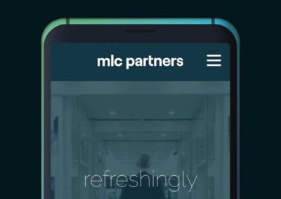 MLC Partners website design and build