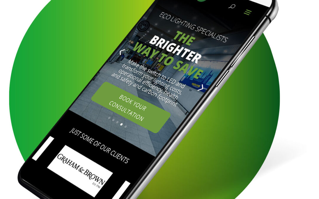 Eco Lighting Specialists website design and build